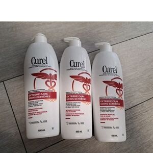 Lot Of 3 Curel Extreme Care Lotion Set. 480ml X3